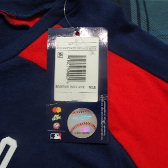 NWT MLB Boston Red Sox Blue Shirt Size Medium NEW - Picture 5 of 7